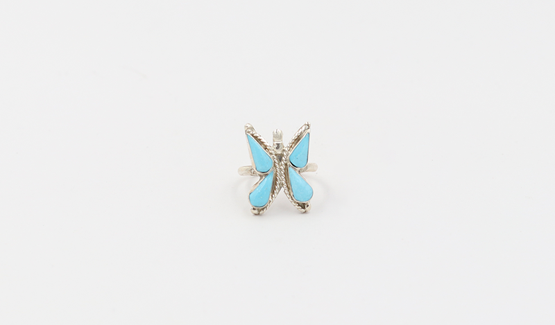 Medium Turquoise Butterfly Ring