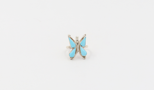 Medium Turquoise Butterfly Ring