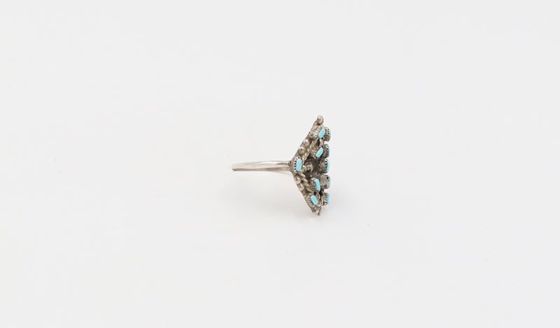 Diamond Shaped Needlepoint Ring