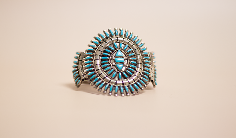 Zuni Needlepoint Cuff