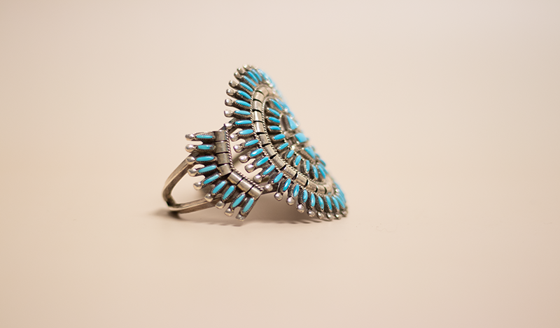 Zuni Needlepoint Cuff
