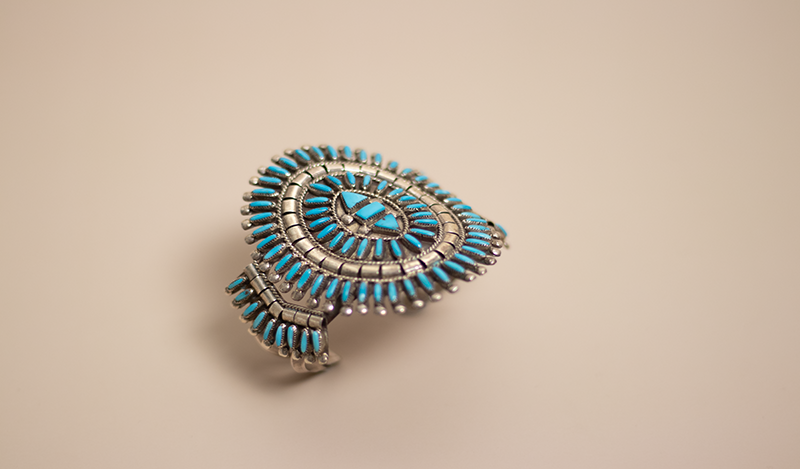 Zuni Needlepoint Cuff
